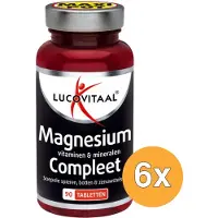 Lucovitaal 6x Magnesium, Vitaminen & Mineralen Compleet (90 tabletten)