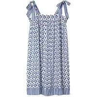 Esotiq Rekha - Nachtjurk - Donkerblauw - Viscose - Maat L