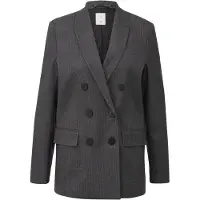 QS Blazers donkergrijs / wit