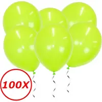 Ballon Lime Groene Ballonnen Verjaardag Versiering Groene Helium Ballonnen Feest Versiering Jungle Versiering - 100 Stuks