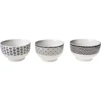 COSY&TRENDY Mali Black ontbijtkom Ø 13,5 cm - Set-6