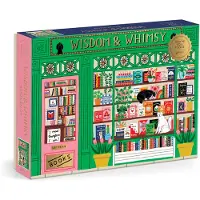 Sonstige Verlage Wisdom & Whimsy Boekenwinkel, puzzel van 1000 stukjes met folie-effect