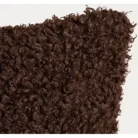 Homla | Kussensloop | SOLANO | bruin, van bouclé stof met lussentextuur | 45x45 cm | 782855