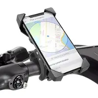 CHPN - Telefoonhouder - Fiets telefoonhouder - tot 6,5inch - Fiets accessoire - Phone holder - Universeel - Zwart