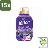 Lenor 15 x - Wasverzachter - Fresh Air Maneschijn - Ultra Geconcentreerd - 36 Wasbeurten - Grootverpakking - Vaatwasstrips - Wasverzachter - Frisheid - Buiten Geur - Wasgoed - Kledingbescherming