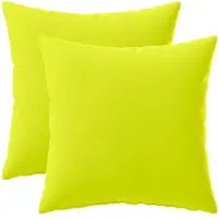 vidaXL Kussen met kussen HEERLEN 2 st Heldere Groen. Polyester