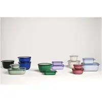 Mepal Cirqula kom met deksel ø 13 cm 350 ml kunststof nordic blue