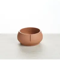 PINO Sandstone Hondenvoerbak Lange Oren (hondenkom) - Terracotta (Salmon Terra) - Small ⌀12,3cm - 500ml
