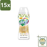 Dreft 15 x - Ultimate Care - Wasverzachter - Geurbooster - Gekleurde Was - Witte Bloem - 15 Wasbeurten - Wasstrips - Wasmiddel - Geurbooster - Kleurbescherming - Wasverzachter - Vezelverzorging