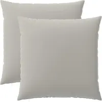 vidaXL Kussen met kussen HEERLEN 2 st Grijs Polyester