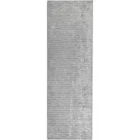 vidaXL Tapijt Grijs 100 x 150 cm 100% Polyester 3 mm Wasbaar