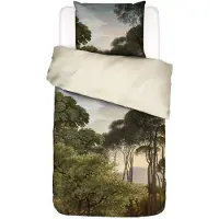 Essenza Selva Dekbedovertrek Biologisch Katoensatijn Vanille - Eenpersoons – 140x200/220 cm