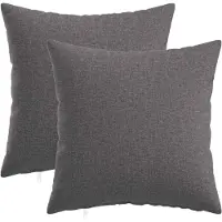 vidaXL - Kussensloop - 2 - st - HEERLEN - Lichtgrijs - 30 - x - 30 - cm - Stof