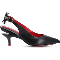 Jan Jansen - Duplex Rock Chique Slingback - Dames - Pumps - Zwart