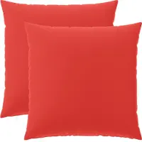 vidaXL Kussen met kussen HEERLEN 2 st Rood Polyester