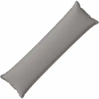 vidaXL Kussensloop HOUTEN Wolkgrijs 40 x 145 cm Faux Linnen