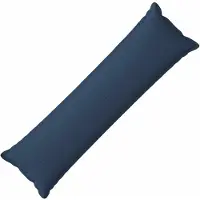 vidaXL Kussensloop HOUTEN Blauw 40 x 145 cm Faux Linnen