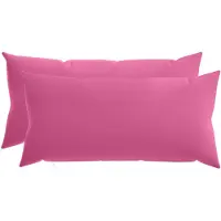 vidaXL Kussen met kussen HEERLEN 2 st Roze Polyester