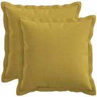 vidaXL Kussensloop 2 st HOUTEN Lichtgroen 40 x 40 cm Faux Linnen
