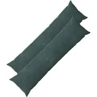 vidaXL Kussensloop 2 st HEERLEN Zee blauw 40 x 145 cm
