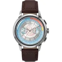 Timex Marlin Neo-Classic TW3A00200 Horloge - Leer - Bruin - Ø 40 mm
