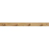 Tendance Handdoekrek - bamboe - 4 haakjes - handdoekhaakjes - handdoeken kapstok