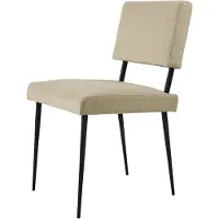 Gubi M-Chair stoel Bonito 075-mat zwart