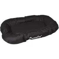 Flamingo Dreambay hondenkussen zwart rond 80 x 60 cm