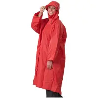 Lowland Walkingponcho Red L Poncho Red L