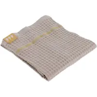 Tendance Serviette invité 30 x 50 cm 100 % coton nid d'abeille taupe