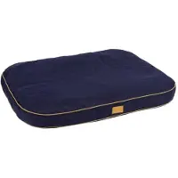 Dripio Huisdierenbed Jerome, 60x40x6 cm, marineblauw/cognac