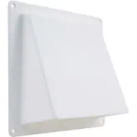 Star X Starx gevelklep Ø150 mm wit