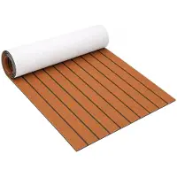 Merkloos EVA Foam Bootvloermat 240 x 45 cm Bruin Zelfklevend