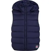 MINOTI Gewatteerd vest met afneembare capuchon voor jongens (Donkerblauw)