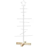 vidaXL Metalen kerstboom KUOPIO 90 cm Staal Wit