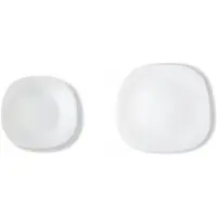 Bormioli Rocco Parma Set: Diepe 23cm & Platte 27cm Witte Borden