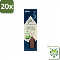Glade 20 x - Geurstokjes Calm Mind - Aromatherapie Geurverspreiding - 80 ml - Grootverpakking - Vaatwasstrips - Geurstokjes - Ontspanning - Geur - Aromatherapie - Rust