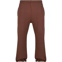 Urban Classics Effen heren Fluffy Joggingbroek (Chocoladebruin)