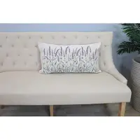 Textile Idea Decoratieve Kussenhoes 40x70 cm Jacquard Gobelin - Lavendel