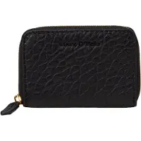 Marc O'Polo Leren portemonnee Melissa Leather Zip Wallet Black zwart