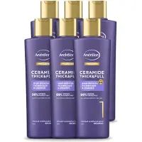 Unilever 6 x Andrélon Pro Care Shampoo - voor dun en breekbaar haar - 250 ml - voordeelverpakking - 6 stuks