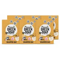 Marcels Green Soap 6 x - Shampoobar - Vanilla & Cherry Blossom - Versterkt & verzorgt - 90 gr - Voordeelverpakking - 6 stuks