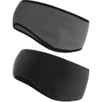 Famanu – Warmte sporthoofdband met oorwarmers, dubbel laag, voor dames en heren, geschikt voor winteractiviteiten