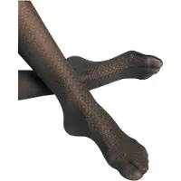 Falke Particle gedessineerd materiaal transparent 20 DEN panty dames zwart - maat M