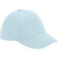 Beechfield 5 Panelen Biologisch Katoenen Baseball Cap (Poederblauw)