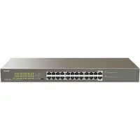 Tenda TEG1124P-24-250W, Ongemanaged, Gigabit Ethernet (10/100/1000), Ondersteuning voor Power over Ethernet (PoE), Geschikt voor montage in een rack