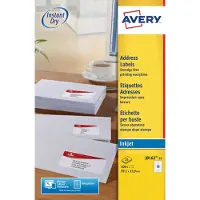Avery J8162-25 adreslabels