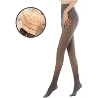 Pierre Calvini MEDYNA FleeceTec - Fleece Panty - Skin Nude - XXL - Thermo Panty - Fleece Panty Doorschijnend - Fleece Legging - Gevoerde Panty - Warme Panty