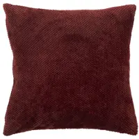Tiseco - Kussen PIPPA (gevuld) - SET/2 - Zachte Jacquard Flanel - 45x45 cm - bruin