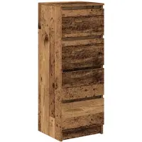 vidaXL Dressoir 37,5x35x99 cm spaanplaat oud hout